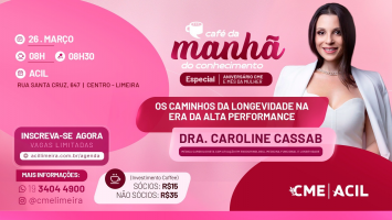 ACIL recebe Café da Manhã do Conhecimento especial nesta quinta-feira